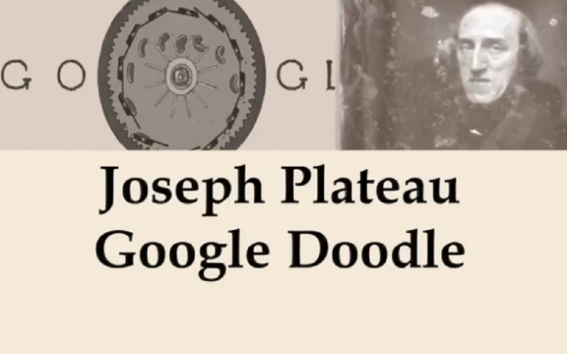 Joseph Plateau: To Doodle της Google