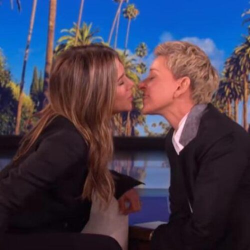 Jennifer Aniston: Φίλησε την Ellen στο στόμα!