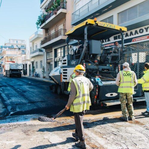 Αθήνα: Ασφαλτοστρώθηκαν οι πρώτοι 78 δρόμοι