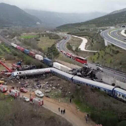 Τέμπη : Η νέα συγκλονιστική εικόνα του Αρκά