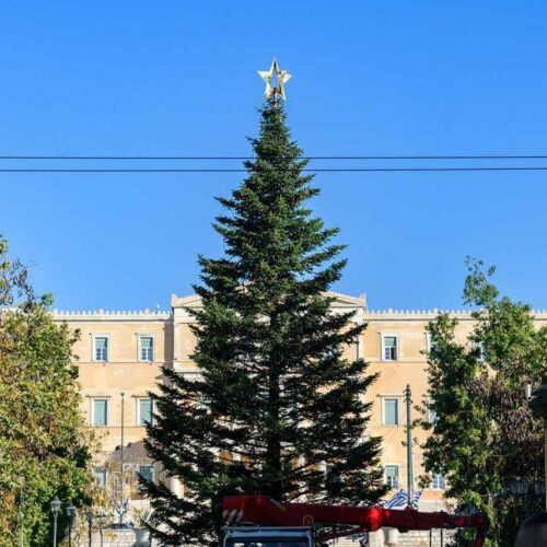 Χριστούγεννα Αθήνα: Πότε θα ανάψει το δέντρο στο Σύνταγμα